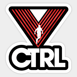 Control (Black) Sticker